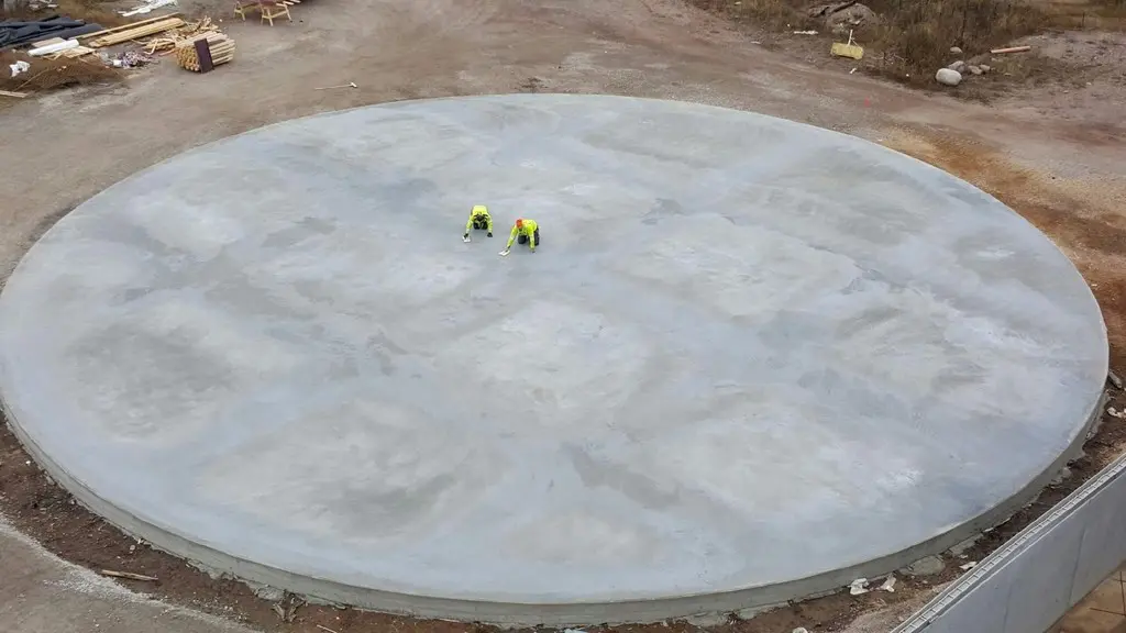 Fundament för silotank